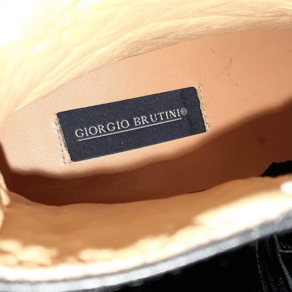 SOLD! Giorgio Brutini Mens Black Leather Boot 11.5 - Picture 9 of 9